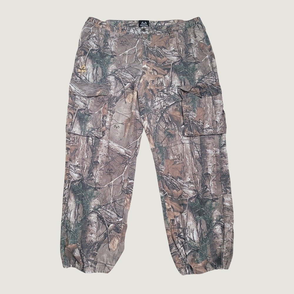 Realtree Xtra Camo Cargo Pants Mens XL 40/42 Hunting Tactical Forest 95444-7-C1